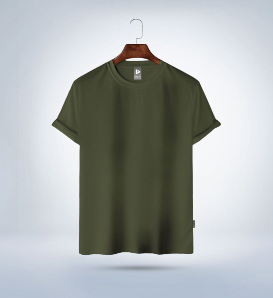 Solid Half Sleeve (Dark Olive)